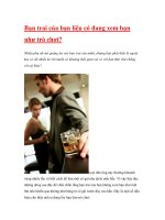 Bạn trai của bạn liệu có đang xem bạn như trò chơi? ppsx