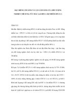 ĐẶC ĐIỂM LÂM SÀNG VÀ CẬN LÂM SÀNG CỦA ĐỐI TƯỢNG NGHIỆN CHÍCH MA TÚY MẮC LAO/HIV(+) BỊ NHIỄM HTLV(+) potx