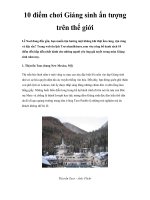 10 điểm chơi Giáng sinh ấn tượng trên thế giới pot