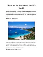 Những hòn đảo thiên đường ở vùng biển Caribê doc
