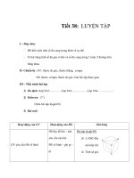 giáo án toán học: hình học 9 tiết 38+39 potx