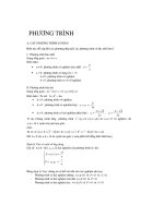 bài giảng về phương trình