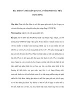 ĐẶC ĐIỂM VÀ MỐI LIÊN QUAN CỦA VIÊM PHỔI MẮC PHẢI CỘNG ĐỒNG pps