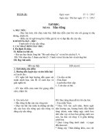 Giáo án lớp 4 năm 2011 - Tuần 22 ppt