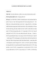 LAO RUỘT TRÊN BỆNH NHÂN LAO PHỔI ppsx