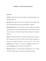 TÍNH NHẠY CẢM ĐỐI VỚI CARBAPENEM pot