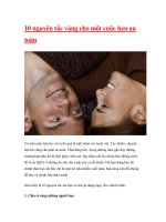 10 nguyên tắc vàng cho một cuộc hẹn an toàn pot