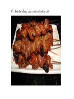 Trị bệnh bằng các món từ thịt dê pdf
