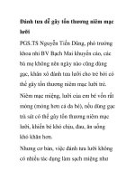 Đánh tưa dễ gây tổn thương niêm mạc lưỡi ppsx