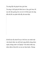 Ăn sáng đầy đủ giúp bé học giỏi hơn ppsx