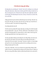 Cần lắm kỹ năng giữ chồng pot