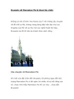 Brussels với Manneken Pis & khoai tây chiên potx