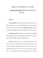 NGHIÊN CỨU MÔ BỆNH HỌC VÀ TỶ LỆ NHIỄM HELICOBACTER PYLORI Ở BỆNH NHÂN VIÊM DẠ pps