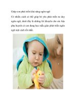 Giúp con phát triển khả năng ngôn ngữ pps