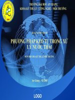 PHƯƠNG PHÁP KEO TỤ TRONG XỬ LÝ NƯỚC THẢI doc