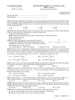 Đề thi thử ĐH môn lý 2011 pot