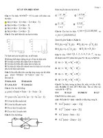 Bài tập xử lí tín hiệu số - 1 pdf