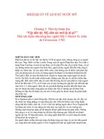 KHÁI QUÁT VỀ LỊCH SỬ NƯỚC MỸ Chương 2: Thời kỳ thuộc địa ppsx