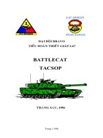 Các thủ tục hoạt động tiêu chuẩn chiến thuật cấp đại đội của tăng-thiết giáp Mĩ doc