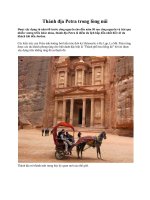 Thánh địa Petra trong lòng núi pot