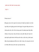 GIẢI CHI TIẾT ĐỀ THI ĐẠI HỌC TEST 1 potx