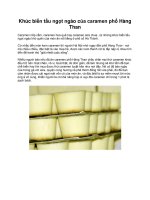 Khúc biến tấu ngọt ngào của caramen phố Hàng Than doc