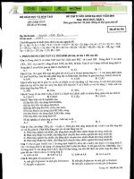 Đề thi Đại học môn Hóa - mã đề 596 năm 2010 pdf
