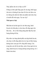 Thực phẩm cho trẻ có thực sự tốt? pptx