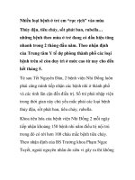 Nhiều loại bệnh ở trẻ em “rục rịch” vào mùa ppsx