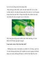 Lợi ích của uống nước khi mang thai potx