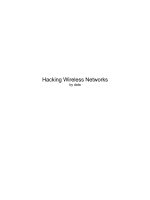 Hacking Wireless Networksby data potx