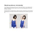 Mùa hè teen thử sexy với áo hai dây pdf