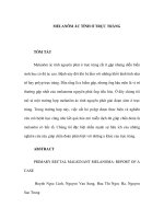 MELANÔM ÁC TÍNH Ở TRỰC TRÀNG TÓM TẮT Melanôm ác tính nguyên phát ở trực tràng pdf