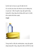 Liệt kê một vài loại củ quả tốt nhất cho bé potx