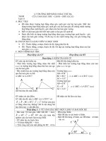giáo án toán học: hình học 7 tiết 28+29 potx