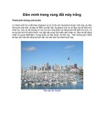 Đắm mình trong vùng đất mây trắng Nea Zealand pps