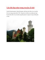 Lâu đài đẹp như trong truyện cổ tích ppt