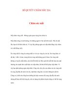 BÍ QUYẾT CHĂM SÓC DA - Chăm sóc mắt docx