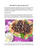 Ghé miền Tây, cùng xơi món bọ rầy potx