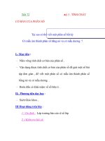 Giáo Án Toán Học :đại số 6 Tiết 72_73 doc