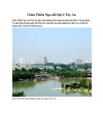 Chùa Thiên Nga nổi bật ở Tây An ppsx