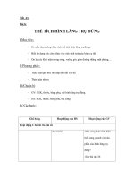 giáo án toán học: hình học 8 tiết 63+64 pot