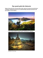 Dạo quanh quần đảo Indonesia docx