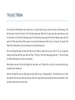 CÁC CỤ TRẠNG VIỆT NAM - TRẠNG TRÌNH ppt