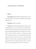 ĐẶC ĐIỂM LÂM SÀNG VÀ GÂY MÊ HỒI SỨC pptx