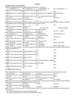 ÔN TẬP HÓA HÓA - CHUYÊN ĐỀ ANCOL pptx