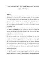 LUYỆN NÓI GIỌNG THỰC QUẢN CHO BỆNH NHÂN CẮT BỎ THANH QUẢN TOÀN PHẦN ppsx