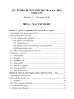 đề cương chi tiết môn học máy và công nghệ cnc