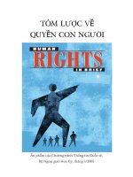 TÓM LƯỢC VỀ QUYỀN CON NGƯỜI - Ấn phẩm của Chương trình Thông tin Quốc tế docx