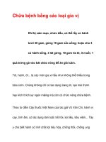 Chữa bệnh bằng các loại gia vị potx